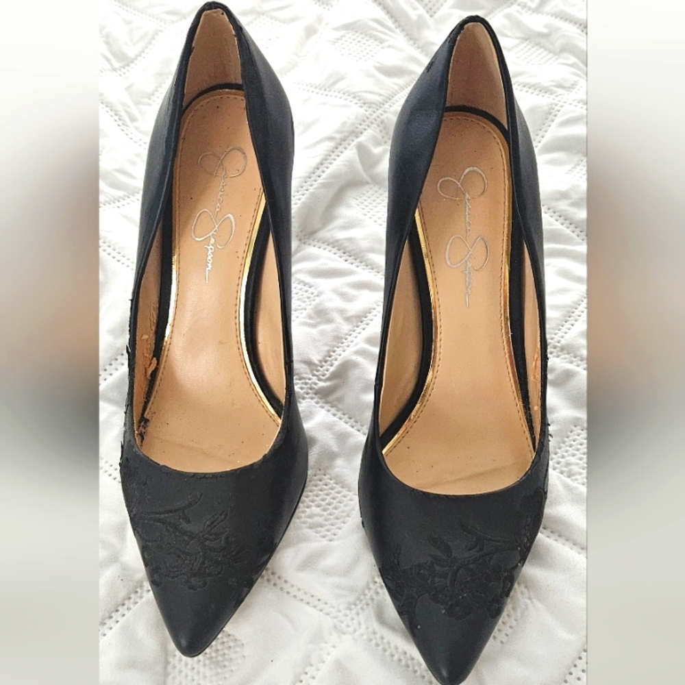 Black Jessica Simpson Women's Heels Size 9
